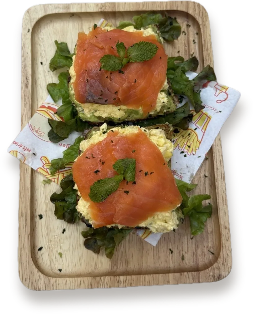 Salmon & Eggs Sourdough - Cansa, Pattaya
